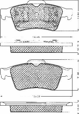 BSF 10635 - Kit de plaquettes de frein, frein à disque cwaw.fr