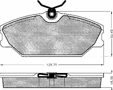 BSF 10633 - Kit de plaquettes de frein, frein à disque cwaw.fr