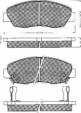 Textar 21497 180  0 5 T4047 - Kit de plaquettes de frein, frein à disque cwaw.fr