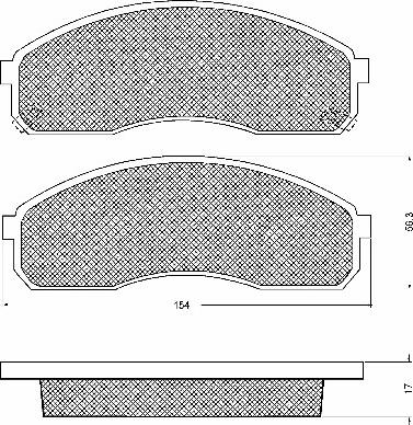 HELLA T1265 - Kit de plaquettes de frein, frein à disque cwaw.fr