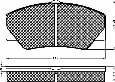 BSF 10193 - Kit de plaquettes de frein, frein à disque cwaw.fr