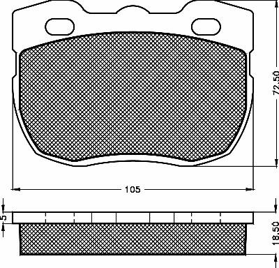 BSF 10159 - Kit de plaquettes de frein, frein à disque cwaw.fr