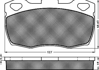 BSF 10161 - Kit de plaquettes de frein, frein à disque cwaw.fr