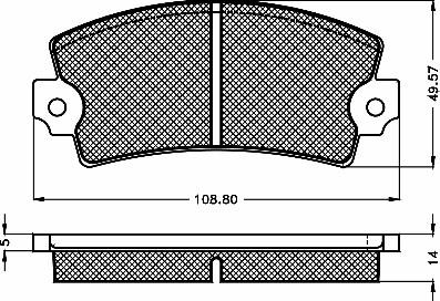 BSF 10119 - Kit de plaquettes de frein, frein à disque cwaw.fr