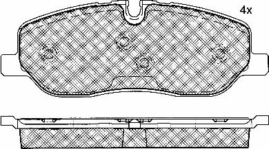 BSF 10885 - Kit de plaquettes de frein, frein à disque cwaw.fr