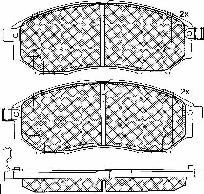 Magneti Marelli 323700038700 - Kit de plaquettes de frein, frein à disque cwaw.fr