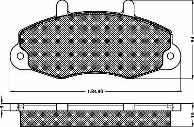 BSF 10342 - Kit de plaquettes de frein, frein à disque cwaw.fr