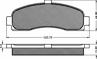 BSF 10364 - Kit de plaquettes de frein, frein à disque cwaw.fr