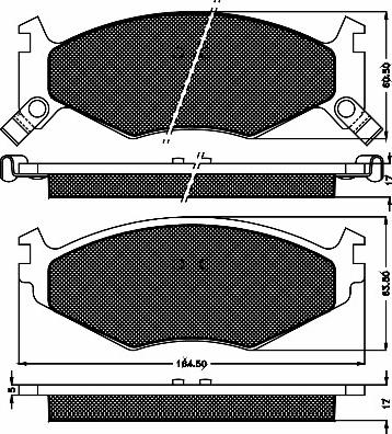 BSF 10385 - Kit de plaquettes de frein, frein à disque cwaw.fr