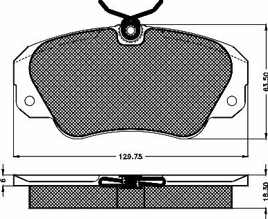 BSF 10330 - Kit de plaquettes de frein, frein à disque cwaw.fr