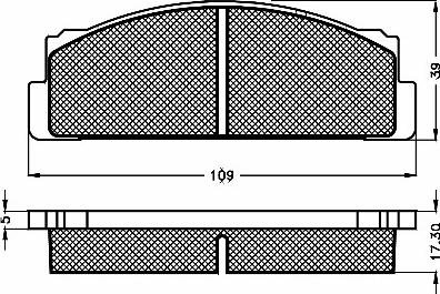 BSF 10321 - Kit de plaquettes de frein, frein à disque cwaw.fr