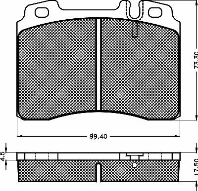 CAR SBB2422 - Kit de plaquettes de frein, frein à disque cwaw.fr