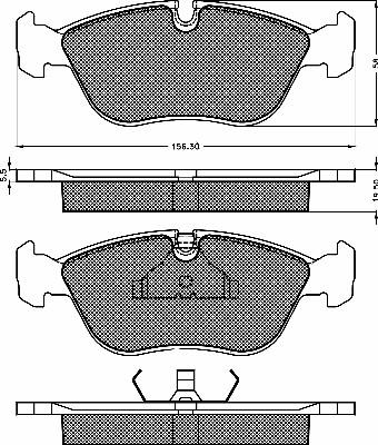 BSF 10376 - Kit de plaquettes de frein, frein à disque cwaw.fr