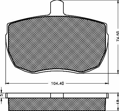 BSF 10292 - Kit de plaquettes de frein, frein à disque cwaw.fr