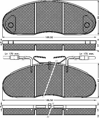 BSF 10297 - Kit de plaquettes de frein, frein à disque cwaw.fr