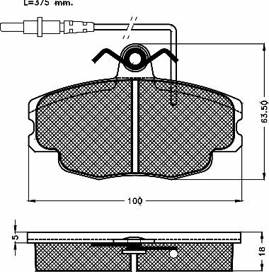 BSF 10249 - Kit de plaquettes de frein, frein à disque cwaw.fr