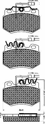 BSF 10217 - Kit de plaquettes de frein, frein à disque cwaw.fr