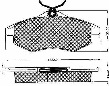 BSF 10237 - Kit de plaquettes de frein, frein à disque cwaw.fr