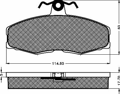 BSF 10228 - Kit de plaquettes de frein, frein à disque cwaw.fr