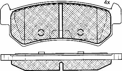 BSF 10790 - Kit de plaquettes de frein, frein à disque cwaw.fr