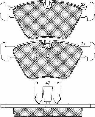 BSF 10791 - Kit de plaquettes de frein, frein à disque cwaw.fr