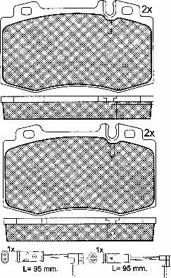 BSF 10797 - Kit de plaquettes de frein, frein à disque cwaw.fr