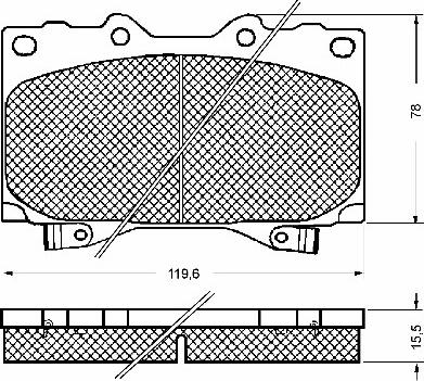 BSF 10756 - Kit de plaquettes de frein, frein à disque cwaw.fr