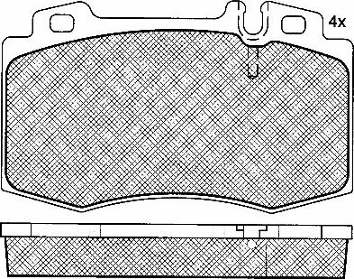 BSF 10789 - Kit de plaquettes de frein, frein à disque cwaw.fr