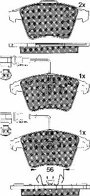 BSF 10783 - Kit de plaquettes de frein, frein à disque cwaw.fr