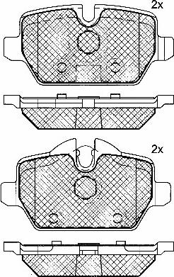 BSF 10782 - Kit de plaquettes de frein, frein à disque cwaw.fr