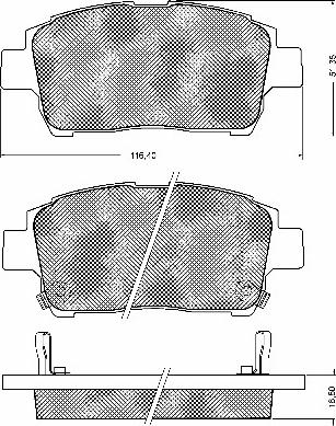 BSF 10733 - Kit de plaquettes de frein, frein à disque cwaw.fr