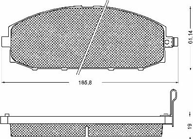 BSF 10720 - Kit de plaquettes de frein, frein à disque cwaw.fr