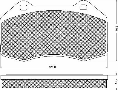 BSF 10727 - Kit de plaquettes de frein, frein à disque cwaw.fr