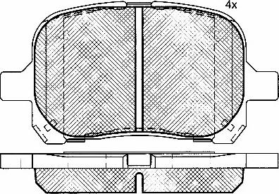 BSF 10777 - Kit de plaquettes de frein, frein à disque cwaw.fr