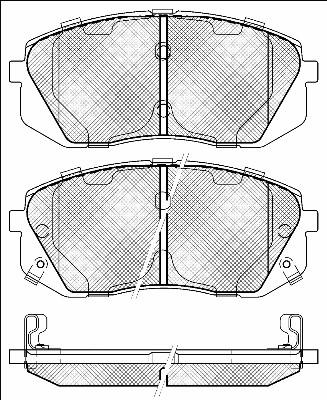 BSF 20049 - Kit de plaquettes de frein, frein à disque cwaw.fr