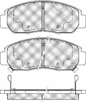 BSF 20044 - Kit de plaquettes de frein, frein à disque cwaw.fr