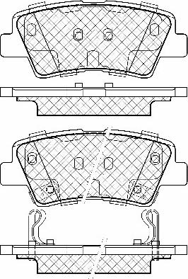 BENDIX BPD2208 - Kit de plaquettes de frein, frein à disque cwaw.fr