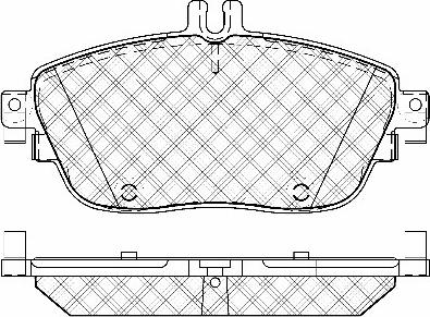 Adriauto GLBP0452 - Kit de plaquettes de frein, frein à disque cwaw.fr