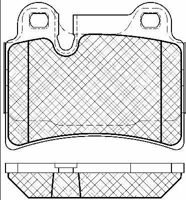 BSF 20002 - Kit de plaquettes de frein, frein à disque cwaw.fr