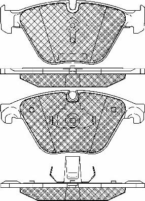 BSF 20019 - Kit de plaquettes de frein, frein à disque cwaw.fr