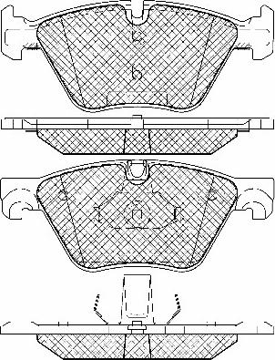 Valeo 604100 - Kit de plaquettes de frein, frein à disque cwaw.fr