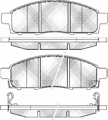 Magneti Marelli 363700201972 - Kit de plaquettes de frein, frein à disque cwaw.fr