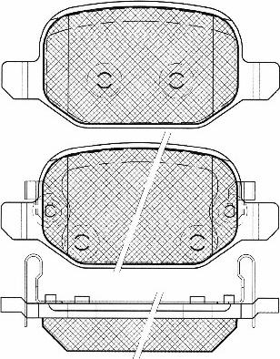 BSF 20030 - Kit de plaquettes de frein, frein à disque cwaw.fr