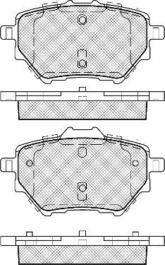 BSF 20026 - Kit de plaquettes de frein, frein à disque cwaw.fr