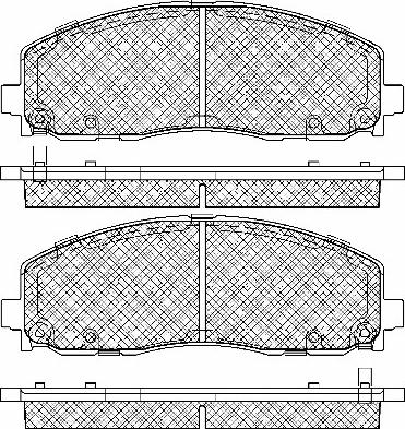 BENDIX 511051 - Kit de plaquettes de frein, frein à disque cwaw.fr