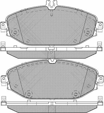 ATE LD2610 - Kit de plaquettes de frein, frein à disque cwaw.fr