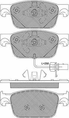 ATE 13.0460-7314.3 - Kit de plaquettes de frein, frein à disque cwaw.fr