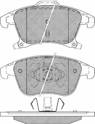 BSF 20141 - Kit de plaquettes de frein, frein à disque cwaw.fr