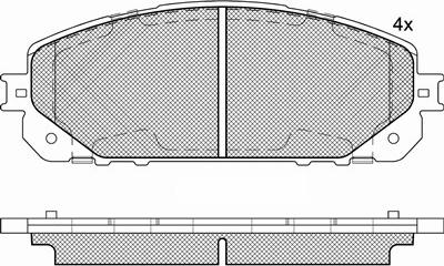 FTE 9001808 - Kit de plaquettes de frein, frein à disque cwaw.fr