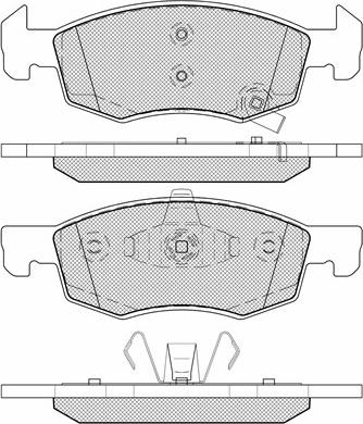 BSF 20169 - Kit de plaquettes de frein, frein à disque cwaw.fr